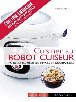 cover image of Cuisiner au robot cuiseur